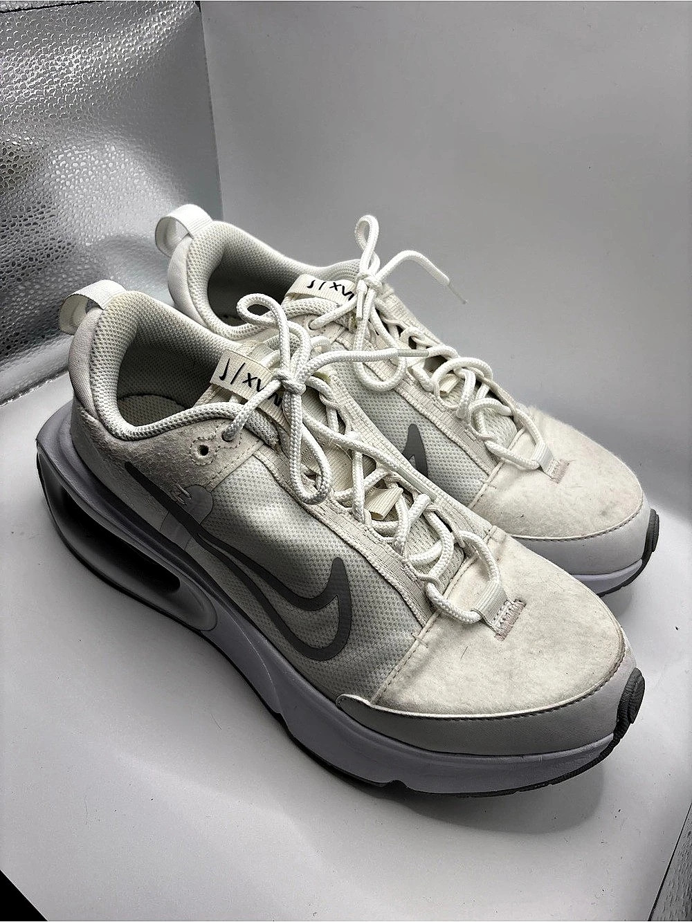 Nike Air Max Dn Air Cushion Sneakers White & Gray US 8.5